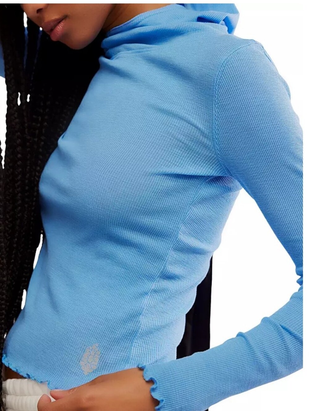 FREE PEOPLE MOVEMENT BREATHE EASY LAYER HOODIE | RIVIERA BLUE | SMALL✨ NWT
